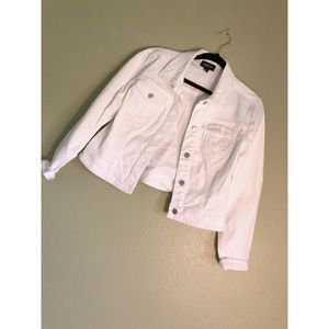 White denim jacket